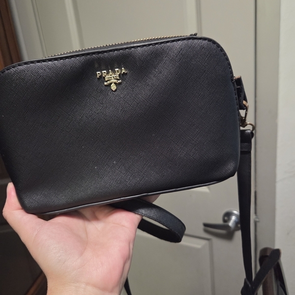 prada milano Handbags - Prada Milano Zipper Detail Bag